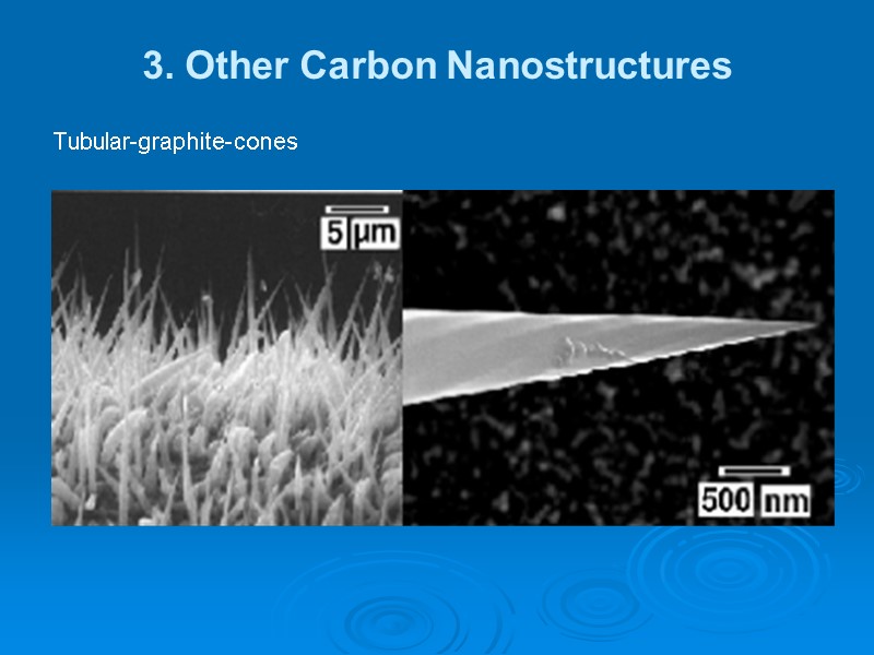 3. Other Carbon Nanostructures Tubular-graphite-cones